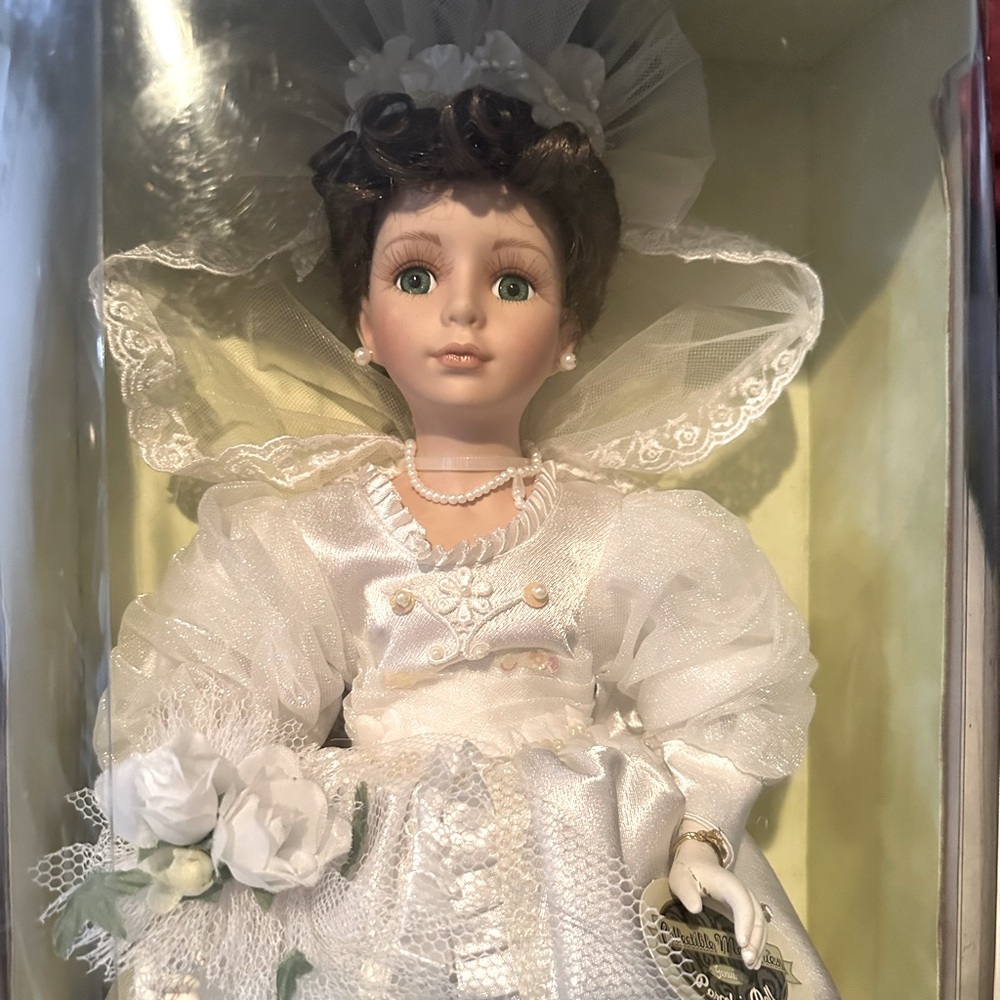 Porcelain Doll Collectable Memories Bride Emma